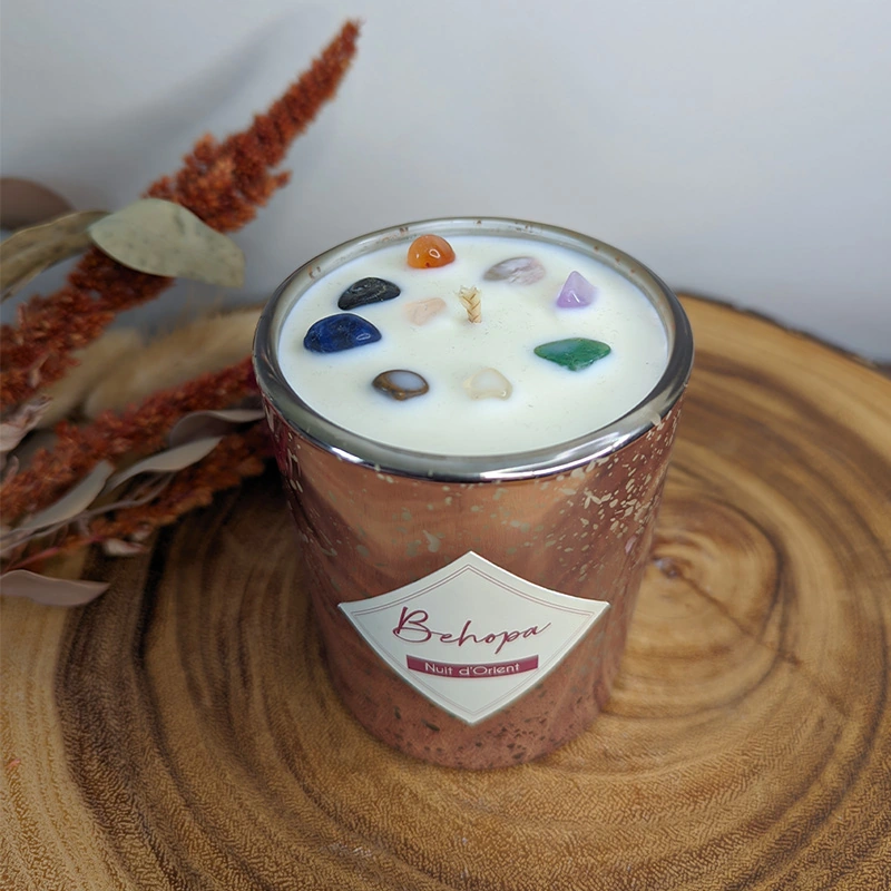 Bougie Or Rose parfum nuit d'orient