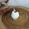 Bougie moulée en forme de torsade